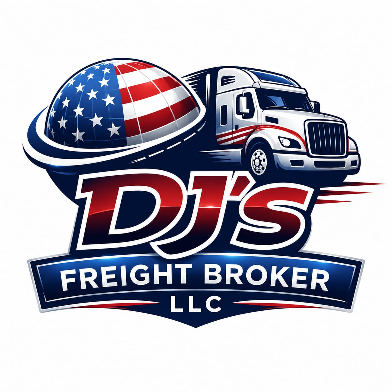 DJ's Freight Broker logo